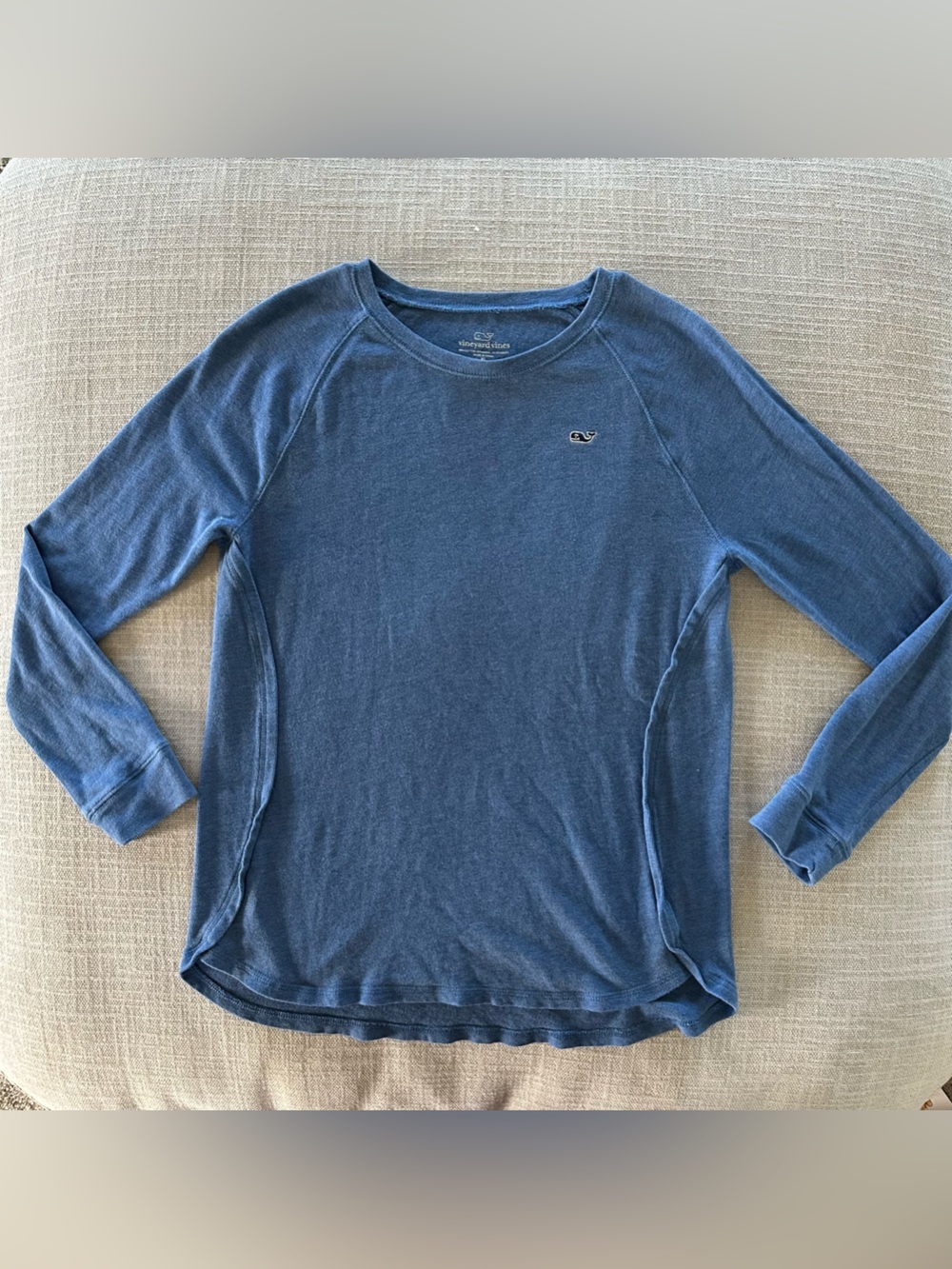 ✨ Vineyard Vines Youth Girls Heather Blue Raglan Tee ✨ XL